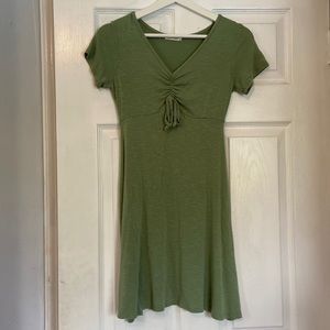 womens green dress